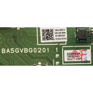 MAIN PARA TV MAGNAVOX / NUMERO DE PARTE A5GVB-MMA / BA5GVBG0201 / 7260530AA3 / A5GVBUH / E7260630 / 150418P01A / MODELO 43ME345V/F7